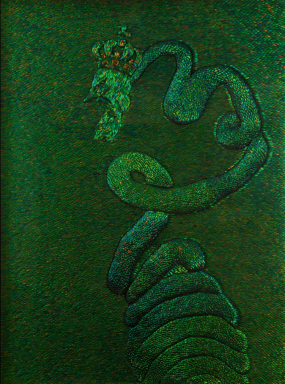  Ян Фабр. Король Леопольд II. 2011. Из проекта «Дань Иеронимусу Босху в Конго». Киев, PinchukArtCentre, 2014