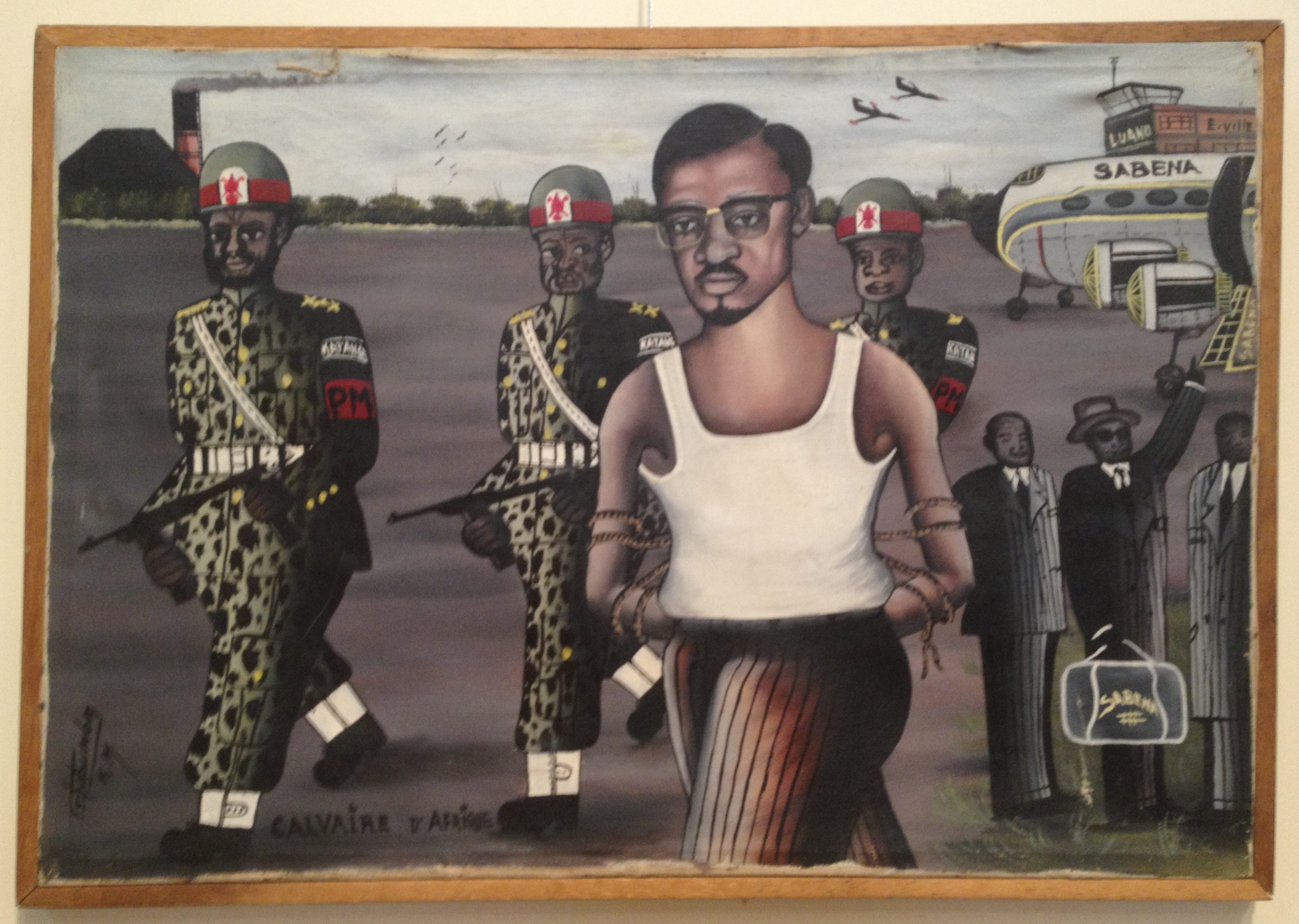 Щибумба Канда Матулу. Африканская голгофа. 1973. Выставка «Наше Конго, ваше Конго». Брюссель, музей Бельвю, 2014